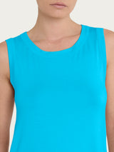 Top a spalla larga in Viscosa Summer Azzurri Donna - Ragno