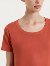 Maglietta a manica corta in Viscosa Summer Rossi Donna - Ragno