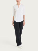 Maglietta a manica 3/4 in Viscosa Summer Bianchi Donna - Ragno