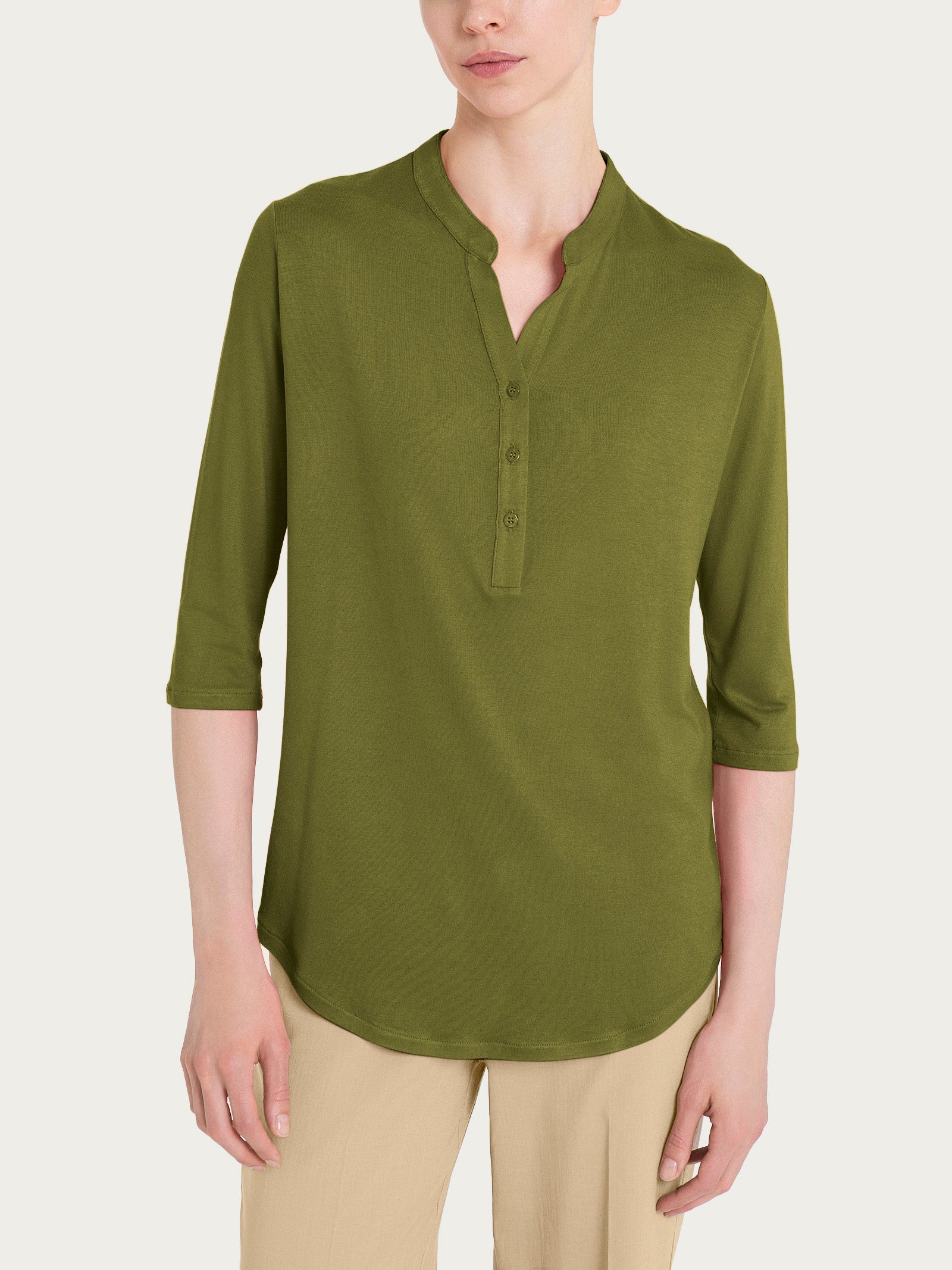 Maglietta a manica 3/4 in Viscosa Summer Verdi Donna - Ragno