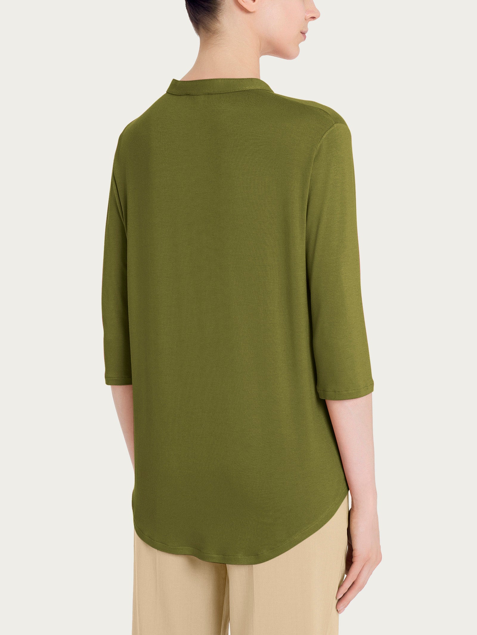 Maglietta a manica 3/4 in Viscosa Summer Verdi Donna - Ragno