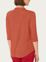 Maglietta a manica 3/4 in Viscosa Summer Rossi Donna - Ragno