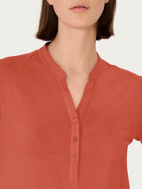 Maglietta a manica 3/4 in Viscosa Summer Rossi Donna - Ragno