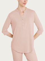 Maglietta a manica 3/4 in Viscosa Summer Rosa Donna - Ragno