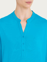 Maglietta a manica 3/4 in Viscosa Summer Azzurri Donna - Ragno