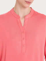 Maglietta a manica 3/4 in Viscosa Summer Rosa Donna - Ragno