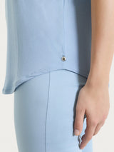 Maglietta a manica 3/4 in Viscosa Summer Azzurri Donna - Ragno