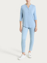 Maglietta a manica 3/4 in Viscosa Summer Azzurri Donna - Ragno