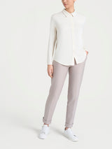 Camicia in Jersey Strech Winter Viscosa Bianchi Donna - Ragno
