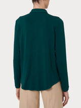 Camicia in Eco Viscosa Verdi Donna - Ragno