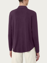 Camicia in Jersey Strech Winter Viscosa Viola Donna - Ragno