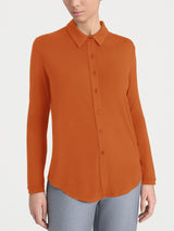 Camicia in Jersey Strech Winter Viscosa Arancioni Donna - Ragno
