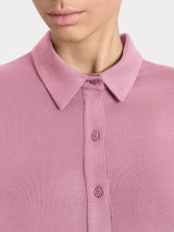 Camicia in Jersey Strech Winter Viscosa Rosa Donna - Ragno
