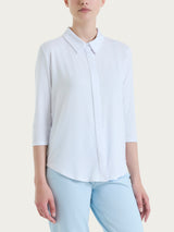 Camicia con manica 3/4 in Viscosa Summer Bianchi Donna - Ragno