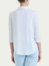 Camicia con manica 3/4 in Viscosa Summer Bianchi Donna - Ragno