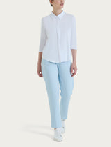 Camicia con manica 3/4 in Viscosa Summer Bianchi Donna - Ragno
