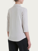 Camicia con manica 3/4 in Viscosa Summer Bianchi Donna - Ragno