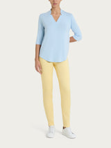 Maglietta con scollo a V in Viscosa Summer Azzurri Donna - Ragno