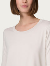 Maglietta girocollo in Viscosa Summer Bianchi Donna - Ragno