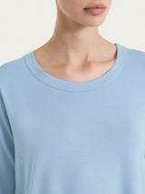 Maglietta girocollo in Viscosa Summer Azzurri Donna - Ragno