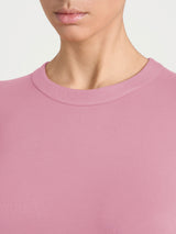 Maglietta a girocollo chiuso in Eco Viscosa Rosa Donna - Ragno