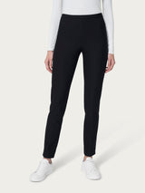 Pantalone a sigaretta modellante in Compact Neri Donna - Ragno