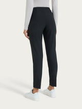 Pantalone a sigaretta modellante in Compact Neri Donna - Ragno