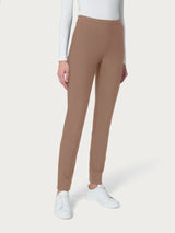Pantalone a sigaretta modellante in Compact Marroni Donna - Ragno