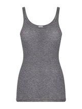 Wonderwool - Top in costina di lana ultrafine Neri Donna - Ragno