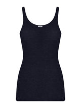 Wonderwool - Top in costina di lana ultrafine Bianchi Donna - Ragno