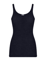 Wonderwool - Top in costina di lana ultrafine Bianchi Donna - Ragno
