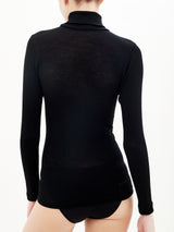 Wonderwool - Dolcevita in costina di lana ultrafine Neri Donna - Ragno