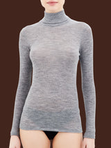 Wonderwool - Dolcevita in costina di lana ultrafine Neri Donna - Ragno