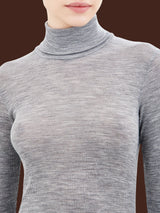 Wonderwool - Dolcevita in costina di lana ultrafine Neri Donna - Ragno