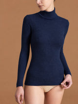Wonderwool - Dolcevita in costina di lana ultrafine Bianchi Donna - Ragno
