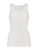 Wonderwool - Canottiera in lana ultrafine Bianchi Donna - Ragno