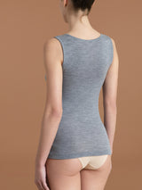 Wonderwool - Canottiera in lana ultrafine Neri Donna - Ragno