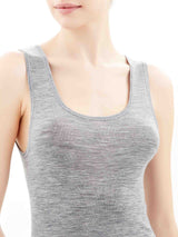 Wonderwool - Canottiera in lana ultrafine Neri Donna - Ragno