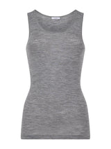 Wonderwool - Canottiera in lana ultrafine Neri Donna - Ragno