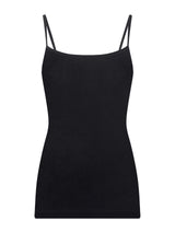 Wonderwool - Top in lana ultrafine Neri Donna - Ragno