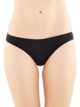 Invisible - Slip basso in microfibra di cotone elasticizzato Neri Donna - Ragno