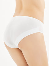 Invisible - Slip alto in microfibra di cotone elasticizzato Bianchi Donna - Ragno