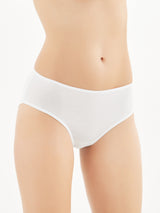 Invisible - Slip alto in microfibra di cotone elasticizzato Bianchi Donna - Ragno