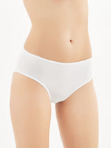Invisible - Slip alto in microfibra di cotone elasticizzato Bianchi Donna - Ragno