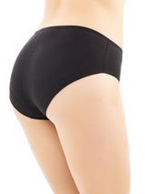 Invisible - Slip alto in microfibra di cotone elasticizzato Neri Donna - Ragno