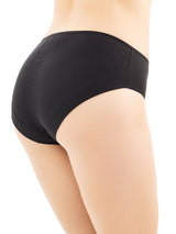 Invisible - Slip alto in microfibra di cotone elasticizzato Neri Donna - Ragno