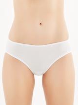 Invisible - Slip in microfibra di cotone elasticizzato Bianchi Donna - Ragno