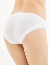 Invisible - Slip in microfibra di cotone elasticizzato Bianchi Donna - Ragno