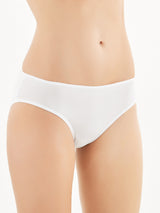 Invisible - Slip in microfibra di cotone elasticizzato Bianchi Donna - Ragno