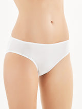 Invisible - Slip in microfibra di cotone elasticizzato Bianchi Donna - Ragno